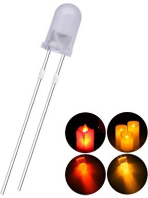 Empressco 20 Adet 5mm Sarı Mum LED Titrek Işıklar, Dekoratif ve Şık Aydınlatma