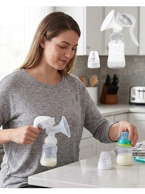 Just Cheap Store Bpa Içermez Manuel Anne Sütü Pompası Biberon Başlıklı Ergonomik