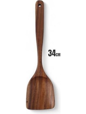 Doğal Akasya Ağacından El Oyması Servis Çatalı 26CM | Antibakteriyel, Dayanıklı ve Çevre Dostu Ahşap Kaşığı – Şık ve Uzun Ömürlü Mutfak Gereci (Akasya Geniş Spatula)