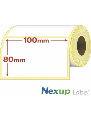 100X80 mm Termal Etiket, Barkod/adres/kargo Termal Etiketleri,  ve Diğer Yazıcılarla Uyumlu