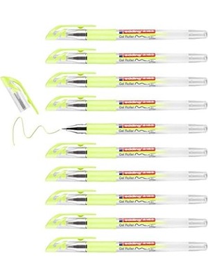 2185 Jel Roller Pastel Sarı - 10 Kalem - 0,7 mm