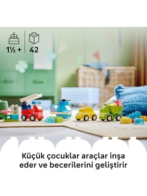 Ilk Yaratıcı Araçlar 10474-1.5 Yaş ve Üzeri Kız ve Erkek Çocuklar Için Figür Içeren Eğitici Yaratıcı Oyuncak Yapım Seti, Çocuklar Için Eğlenceli Doğum Günü Hediyesi Fikri (42 Parça)