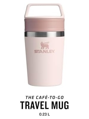 Cafe To-Go Travel Mug Termos Bardak, 0.23 Litre, Pembe Kuvars (Rose Quartz)