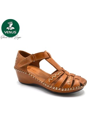 Pepita Venüs 23033085Y Burnu Kapalı Dolgu Taban Kadın Sandalet