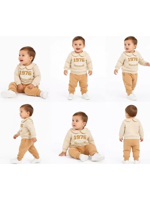 Veraura Lifestyle 6/24 Ay Bebe Yakalı Penye Bebek Takımı