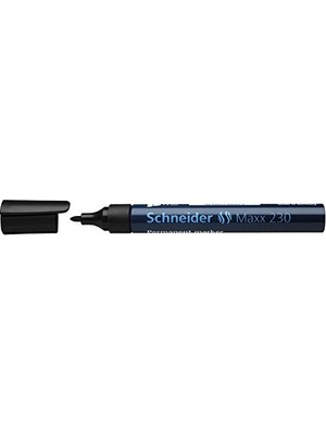 Hype Store Maxx 230 Yuvarlak Uç Permanent Markör 1-3 mm Siyah