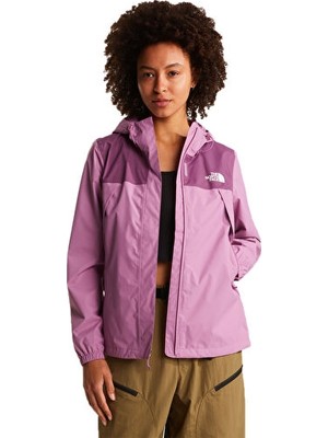 The North Face W Antora Raın Jacket Kadın Outdoor Yağmurluk NF0A8BKDK221 Mor