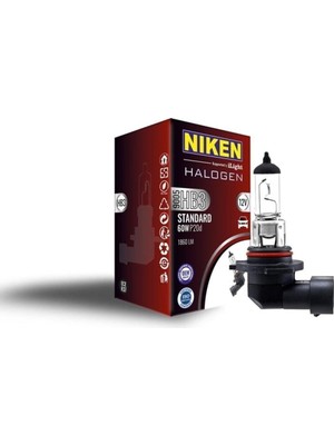 Ampul  12V 9005 (Hb3) 60W Halojen P20D Nkn 062 001 01 16