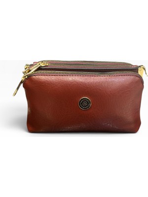 Sanmorris Mini Sade Çapraz Askılı Kadın Omuz Çantası Bordo