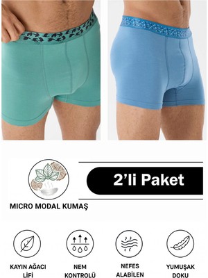 Mutig Tencel™ Modal Erkek Boxer (2'li)