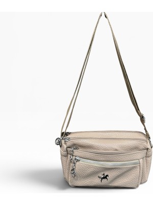 Nas Bag Günlük Küçük Çapraz Askılı Kadın Omuz Çantası Bej
