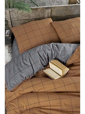 Bonita Nevresim Takımı Çift Kişilik 4 Parça 200X220 (Kahverengi/çift Kişilik)