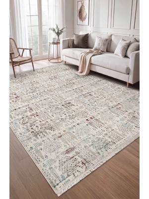 Colore Home Nova Vintage Etnik Desen Klasik Akrilik Halı Etnik Salon Halısı Vintage Yolluk