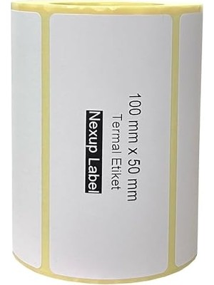 Yakestore 100X50 mm Termal Etiket, Barkod/adres/kargo Termal Etiketleri,  ve Diğer Yazıcılarla Uyumlu
