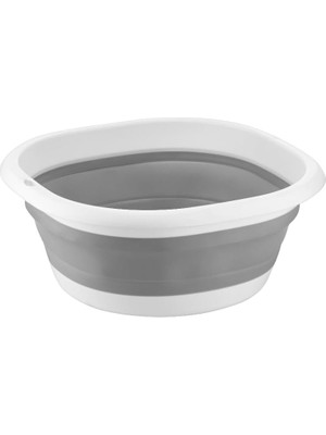 Yakestore Katlanabilir Badya Leğen, 2,7 Litre, Taşınabilir, Yer Kaplamayan Çok Amaçlı Mutfak Banyo Badya