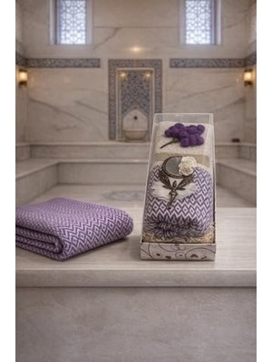 El Yapımı Keçe Sabun – Tasarımlı Doğal Sabun | Dekoratif & Kese Özellikli | Romantik Hediyelik Felt Soap (Mor)