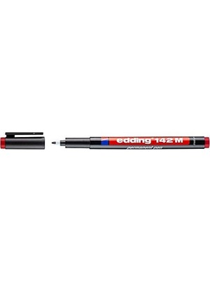 Yakestore 142 M Permanent Kalem - Asetat Kalemi - Kırmızı - 1 Kalem - Yuvarlak Uç 1 mm