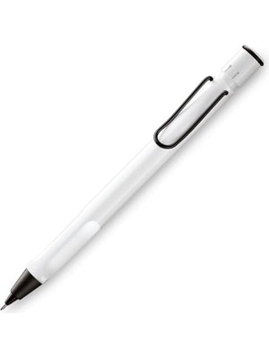 Yakestore L119WTB Safari Mekanik Kalem, Beyaz Siyah Klips, 0,02 Inç (0,5 Mm), Sınırlı Üretim