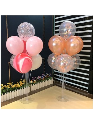 Empressco Şeffaf Balon Standı, Dekoratif ve Şık Balon Destekleme Ünitesi