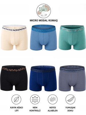 Mutig Tencel™ Modal Erkek Çocuk Boxer (6'lı)