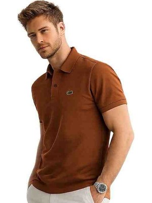 Lacoste Polo Classic Fit Kahverengi