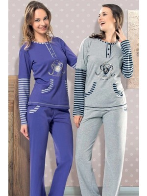 ALFA AKSESUAR 03 Berrak Bayan Kışlık Pijama Takımı 5290