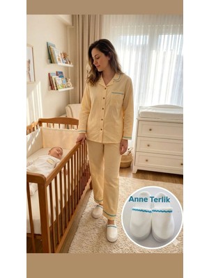 Diamondstar BASKILI ANNE BEBEK LOHUSA SET 3 Ay Kız