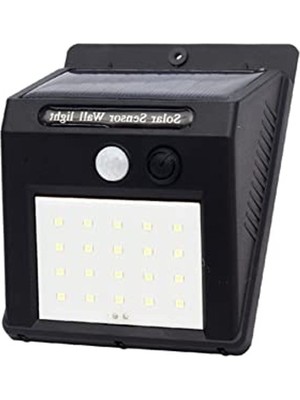 Esranın Dünyası Solar Sensörlü Duvar Tipi LED Aplik, 20 LED ile Aydınlatma