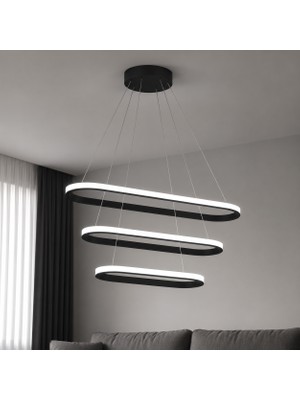 Avizego Elipso 3'lü LED Sarkıt Avize