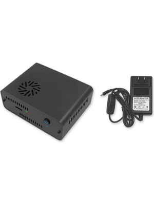 Raspberry Pi 4b Naspi 2,5 Inç Sata Nas Genişletme Kiti, Kasa + Adaptör