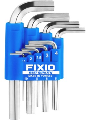 Buççin Online Mağaza Kısa Allen Anahtar Takımı 9'lu (1.5 mm - 2.0 mm - 2.5 mm - 3.0 mm - 4.0 mm - 5.0 mm - 6.0 mm - 8.0 M