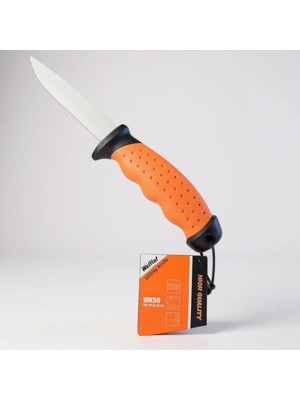 Buççin Online Mağaza WK50 Çok Amaçlı Ağır Iş Bıçağı | Paslanmaz Çelik – Plastik Kılıflı – Ergonomik Kulp