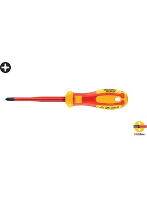 Buççin Online Mağaza Slimline Ph2 x 100 mm 1000 Volt Vde Izoleli Yıldız Tornavida G02S-002-100