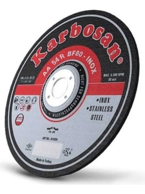 Buççin Online Mağaza Ince Kesme Disk Paslanmaz Çelik (Inox) T41 Düz 115X1,0X22,23 mm Aa 54 R BF80 25 Adet