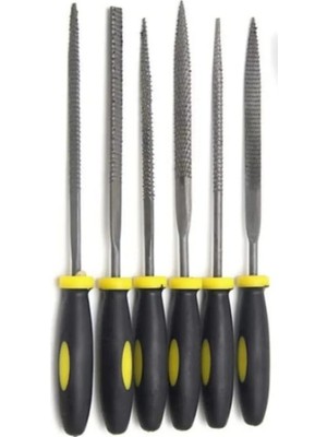 Buççin Online Mağaza Ahşap Törpü Eğe Seti Plastik Saplı 180MM Törpü Takımı Ahşap Törpüleme 18CM-MINI-TÖRPÜ-6PCS