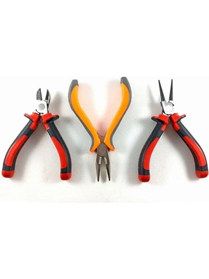 Buççin Online Mağaza 3lü Mini Hobi Set Kargaburnu - Yankeski - Kıvırma Pensesi