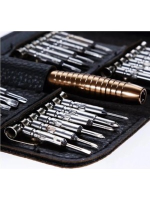 Buççin Online Mağaza Deri Çantalı 25 Parça Torx Tornavida Seti Mini Set Cep Boy