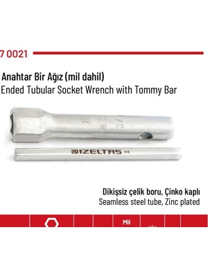 Buççin Online Mağaza Kovan Anahtar Bir Ağız 21MM (Mil Dahil)