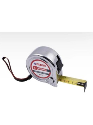 Buççin Online Mağaza Bay-Tec MK4147 5mt 25MM Krom Şerit Metre 1 M