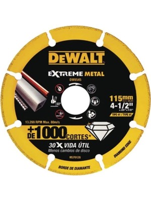 Buççin Online Mağaza Extreme Metal DW8545 Kesici Disk 115MM Metal