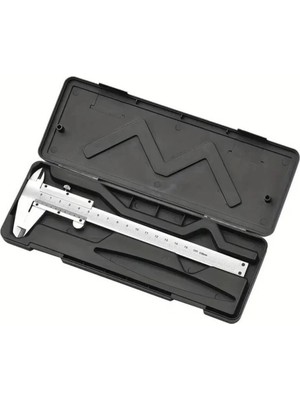 Buççin Online Mağaza 150MM / 0.02MM Paslanmaz Çelik Mekanik Kumpas - Sürgülü Manuel Kumpas