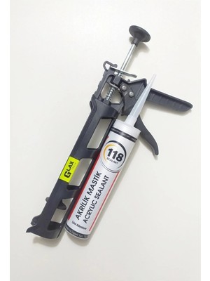 Buççin Online Mağaza Beyaz Silikon Mastik / Çekomastik 480 Gr. + Silikon Tabancası