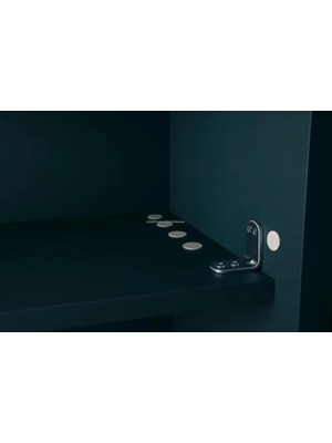 Buççin Online Mağaza Lngsell L Demir Gönye Köşebent, 30X30X23 Mm, Kenar, Köşe Bağlantı Demiri, Mobilya, Dolap, Masa,, Raf