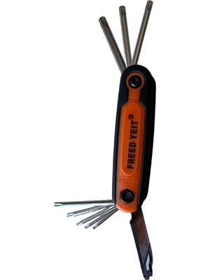 Buççin Online Mağaza Katlanır (Çakı Tipi) Torx ve 6 Köşe Alyan Anahtar Seti