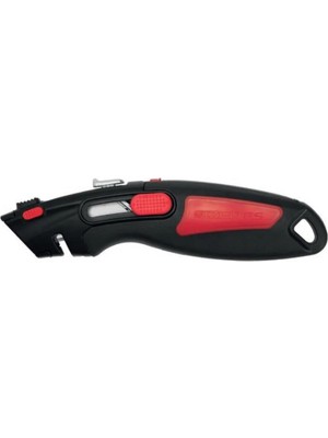 Buççin Online Mağaza 14000005051 Pro Güvenlikli Otomatik Kitlemeli Trapez Maket Bıçağı (2 Yedek Bıçaklı)