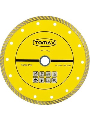 Buççin Online Mağaza Turbo Elmas Mermer Granit Kesici 115X2,0X22 0 - 250 Watt