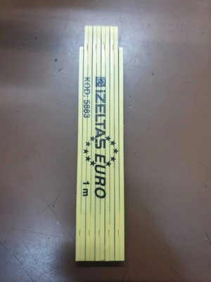 Buççin Online Mağaza Euro Metre (Plastik) 1mt. 10 - 12,5 mm 1 M