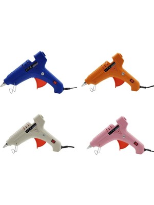 Buççin Online Mağaza Winboss 60 Watt Sıcak Silikon Mum Tabancası 6 Adet Renkli Mum Silikon