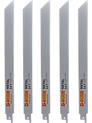 Buççin Online Mağaza G-Man (Isveç) Hss Bi-Metal 250MM Tilki Kuyruğu Testeresi 5'li Paket