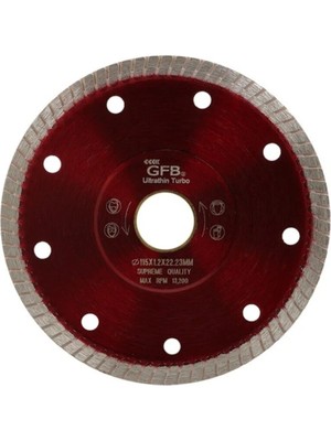 Buççin Online Mağaza 2391 Hassas Ince 115X1,2MM Turbo Elmas Seramik Fayans Kesici